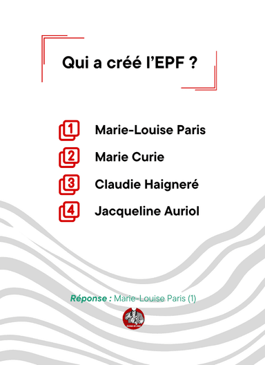 Exemple de carte EPF